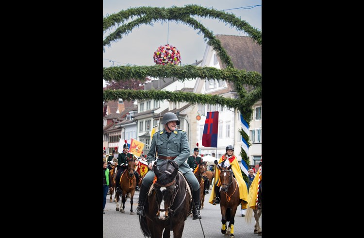 Auffahrtsumritt Sempach.  (Foto Franziska Haas)