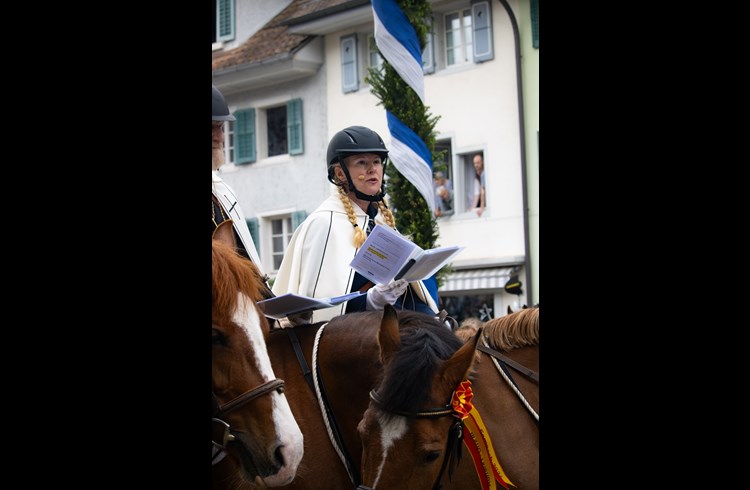 Auffahrtsumritt Sempach.  (Foto Franziska Haas)