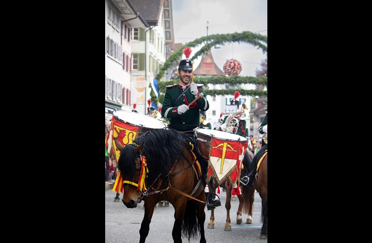 Auffahrtsumritt Sempach.  (Foto Franziska Haas)