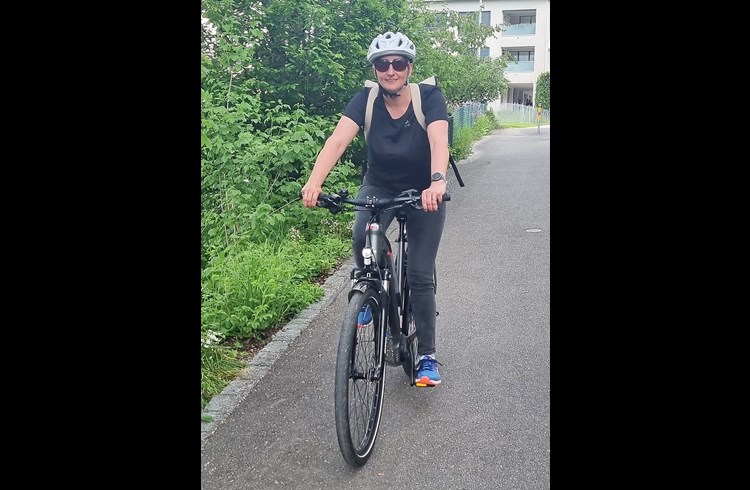 Sandra Hufschmid aus Neuenkirch macht bei der Luzernmobil-Challenge mit. (Foto zvg )